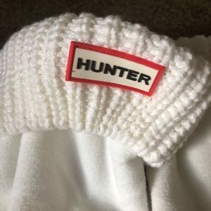 Hunter boot socks white